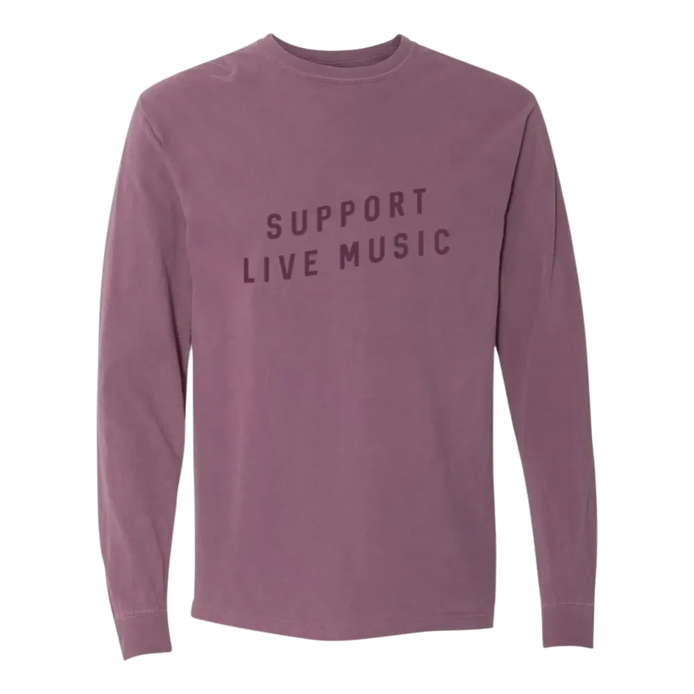 Support Live Music Long Sleeve Tee