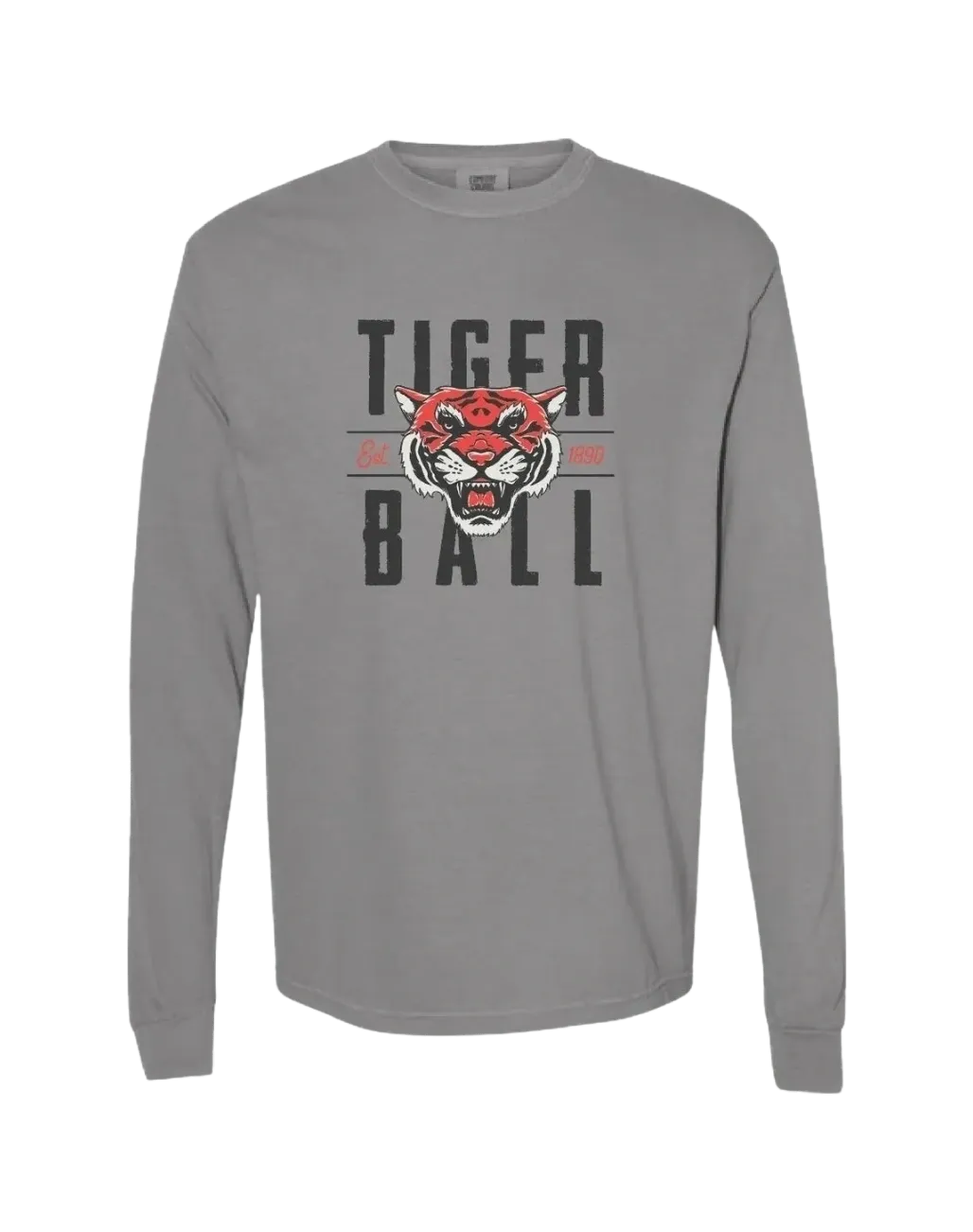 Tigerball Unisex Long Sleeve Shirt - Gray