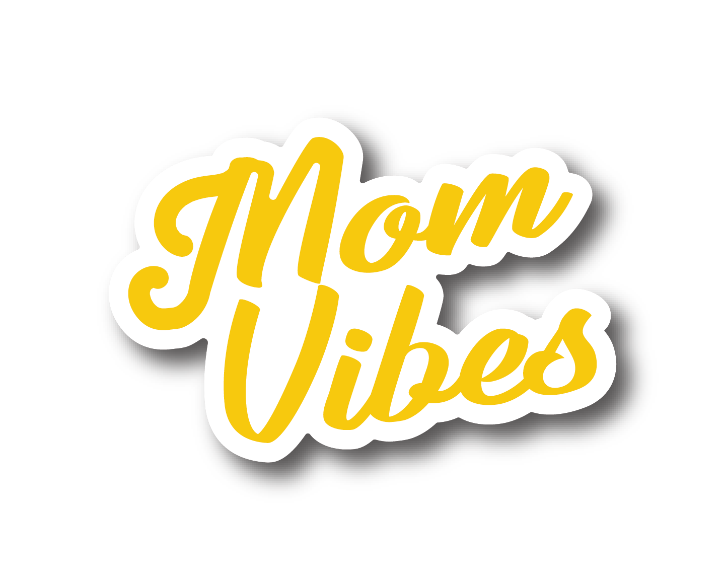 Image of MomVibes Die Cut Sticker