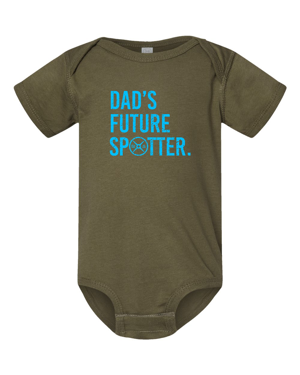 Image of Dads Future Spotter Onesie (With Blue Text)