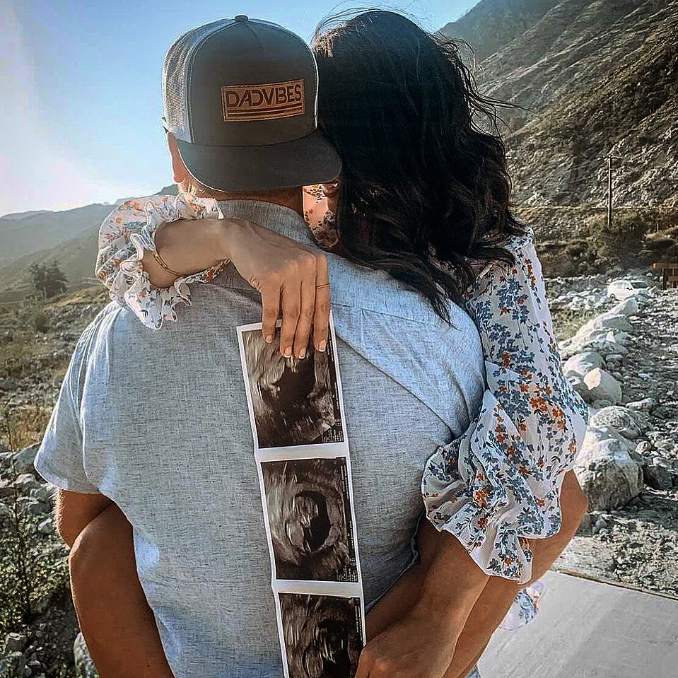 Image of DadVibes Classic - Snapback (Heather Charcoal/White Mesh)