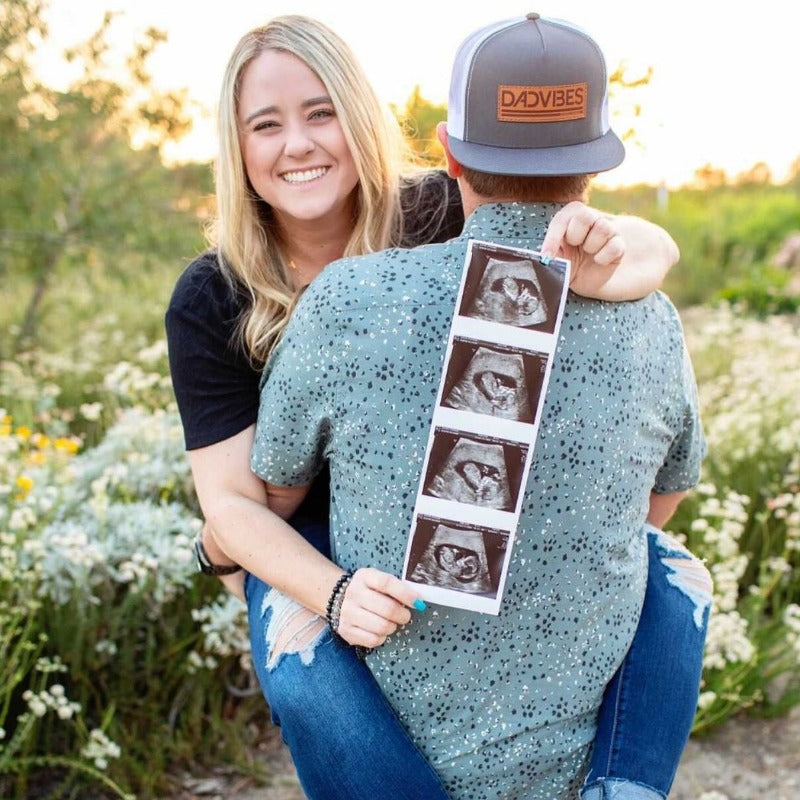 Image of DadVibes Classic - Snapback (Heather Charcoal/White Mesh)