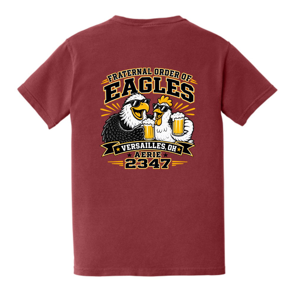 Image of Versailles Eagles Cotton Pocket Tee - Multiple Colors