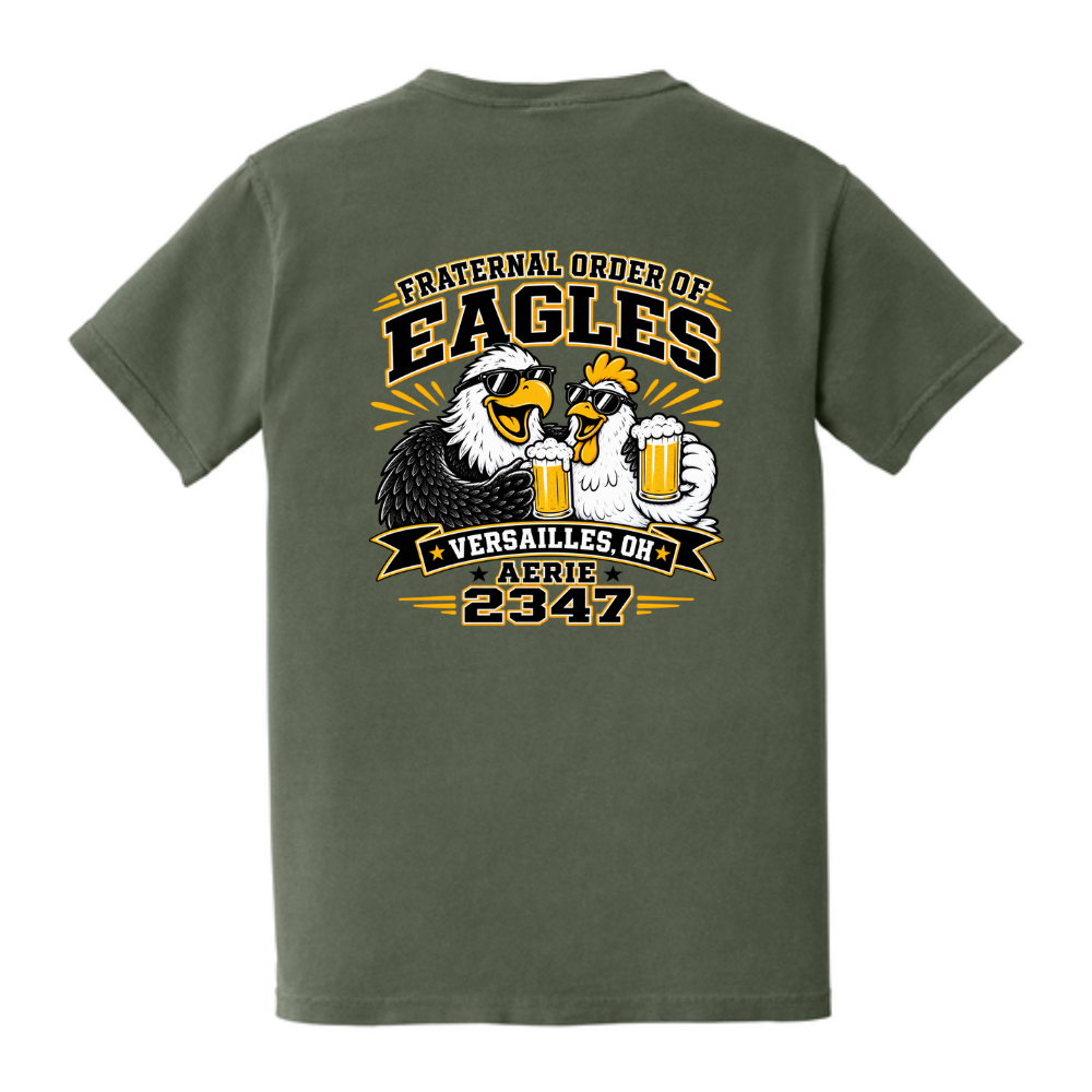Image of Versailles Eagles Cotton Pocket Tee - Multiple Colors