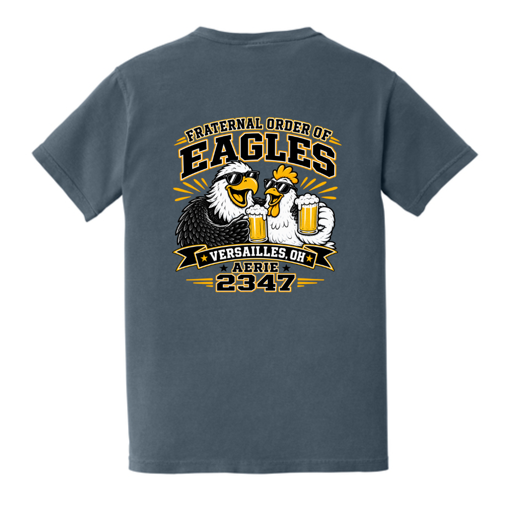Image of Versailles Eagles Cotton Pocket Tee - Multiple Colors