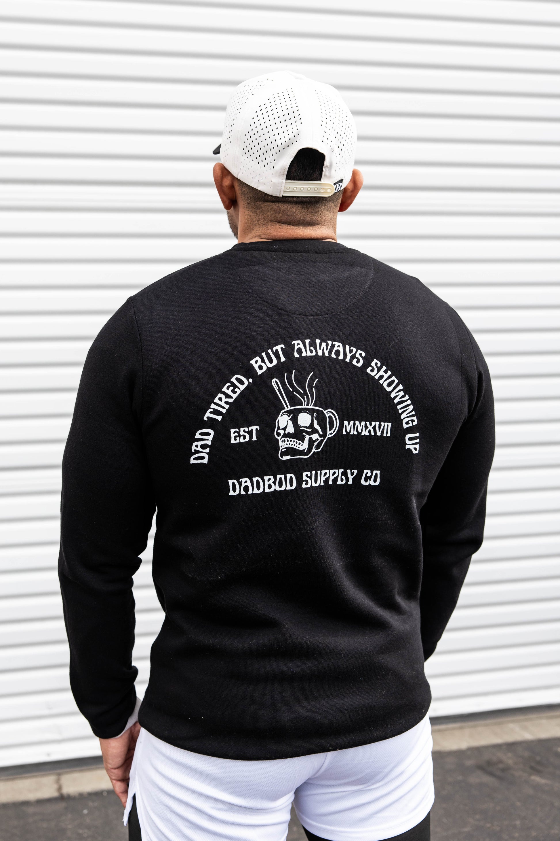 Dad Tired Crew Neck Sweatshirt