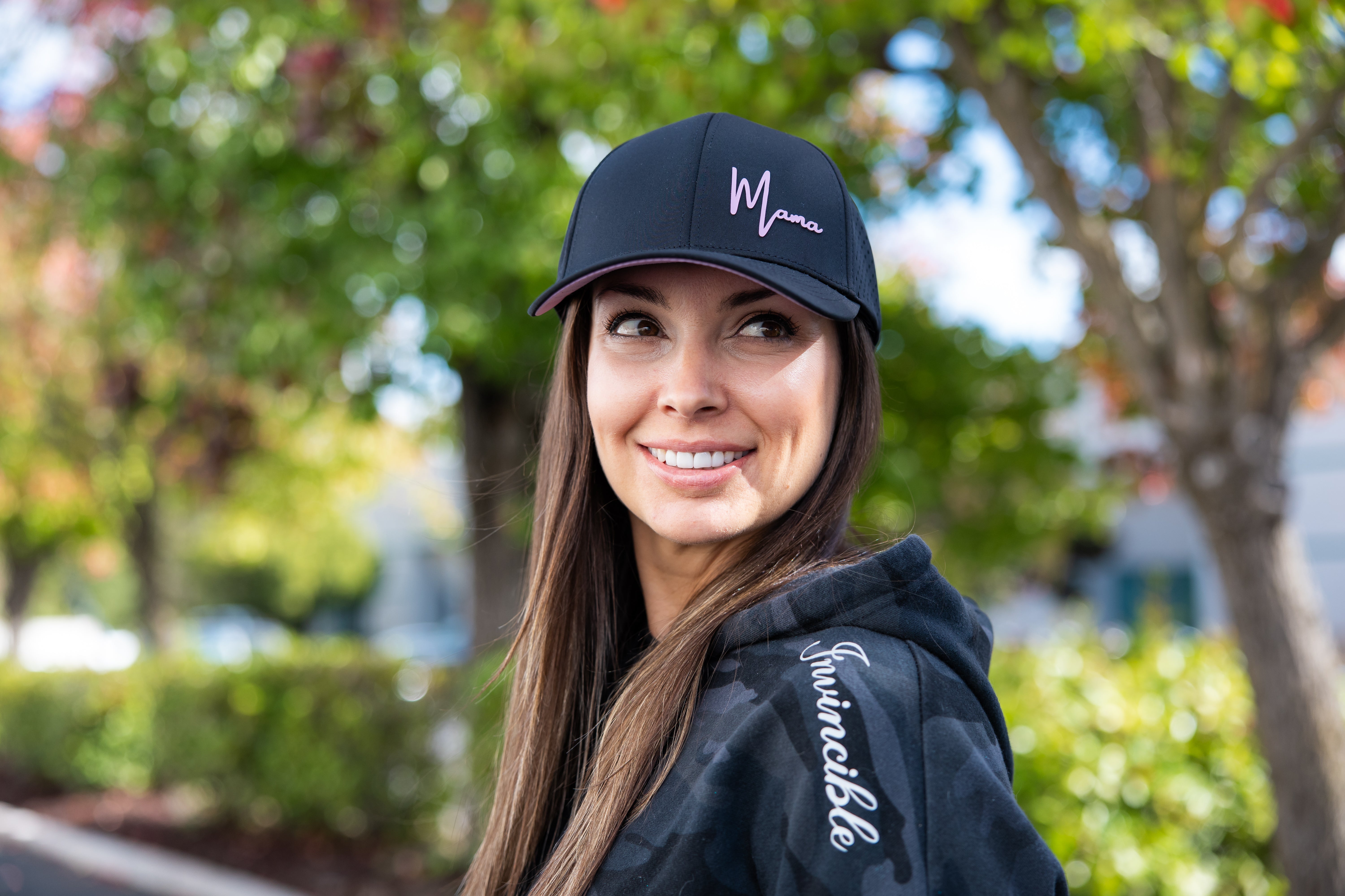 Image of Premium Active Mama Hat (Solid Black)