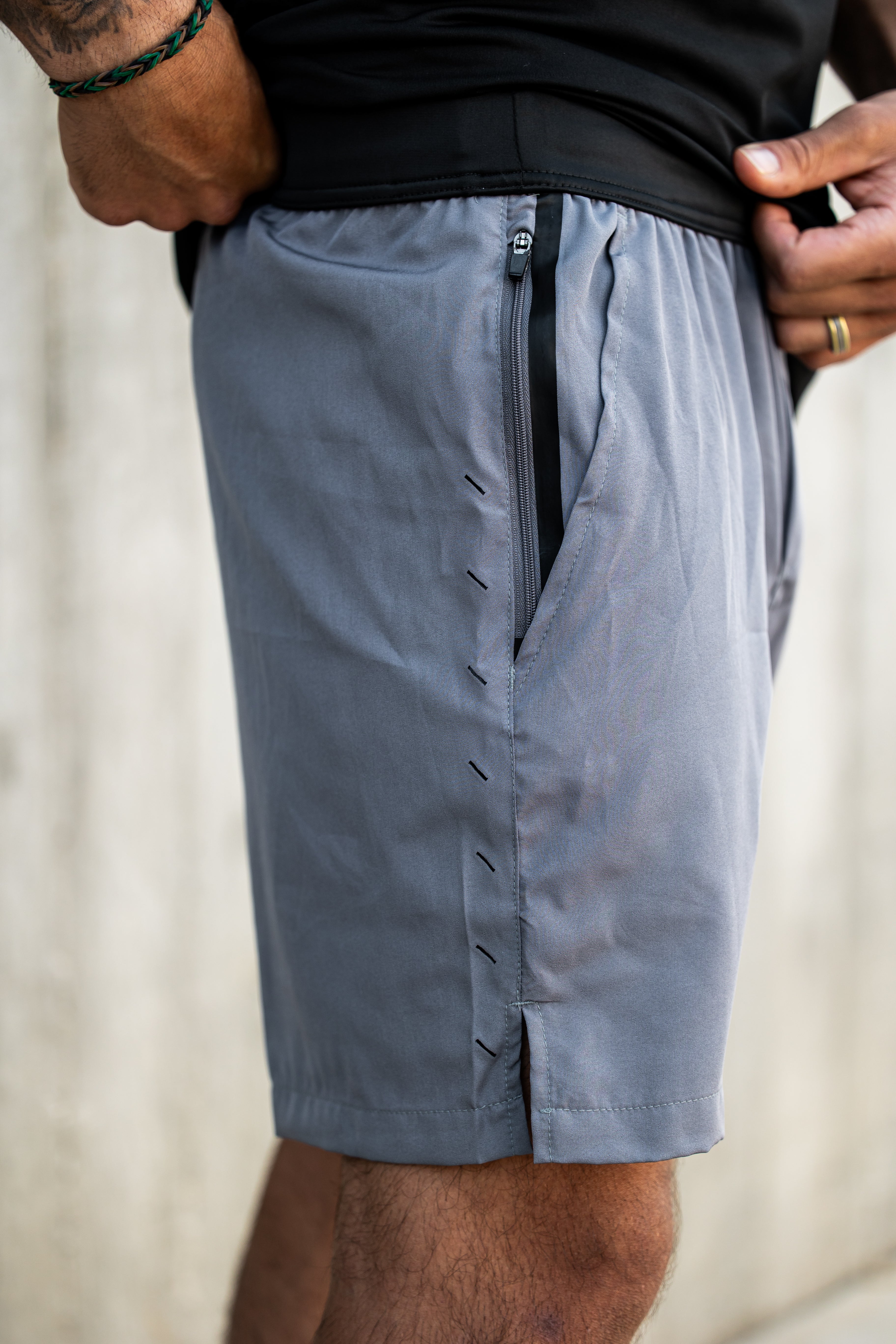 Image of Impact Active Shorts (Concrete Grey)