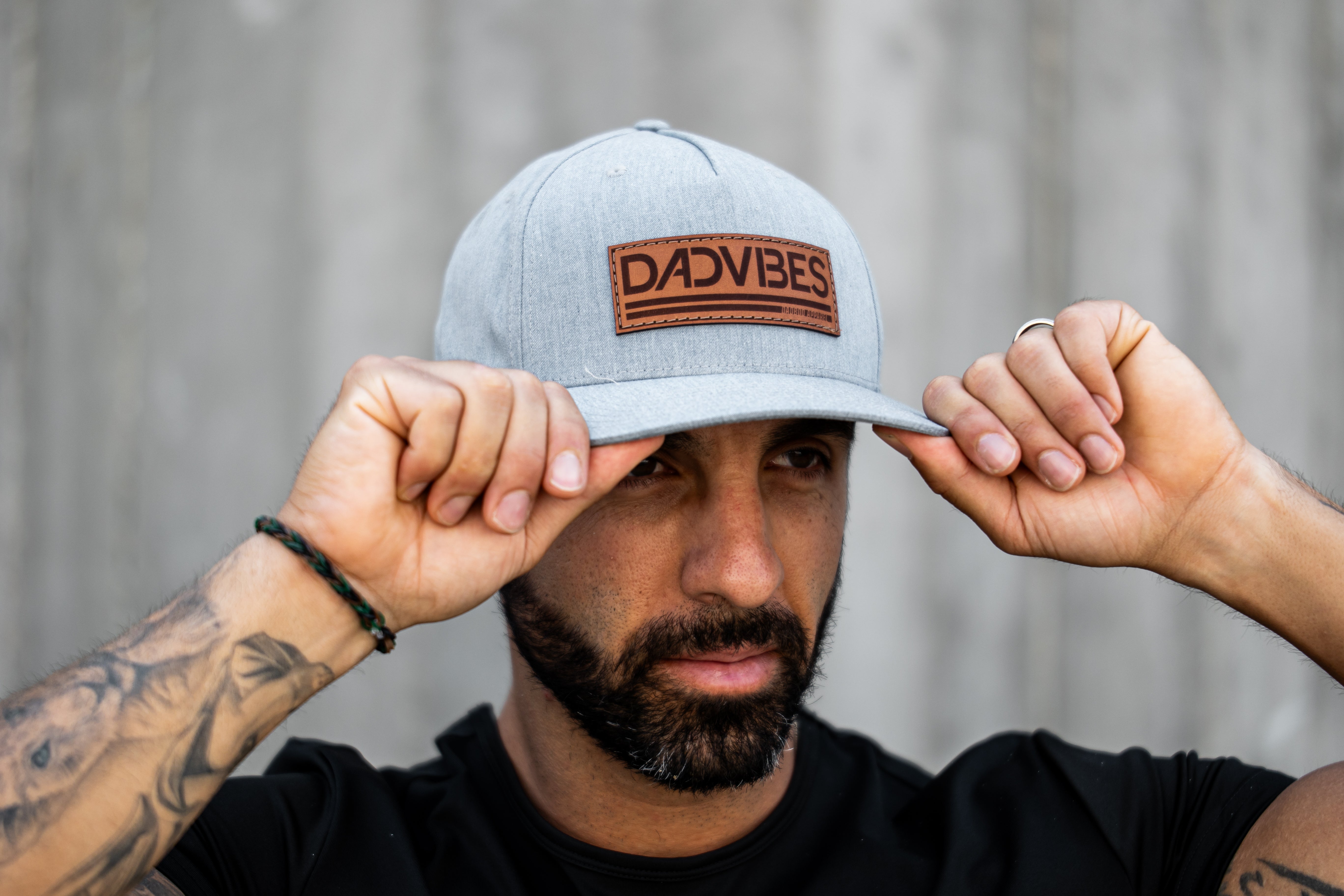 Image of DadVibes Classic - LOW PROFILE Snapback (Slate Grey)