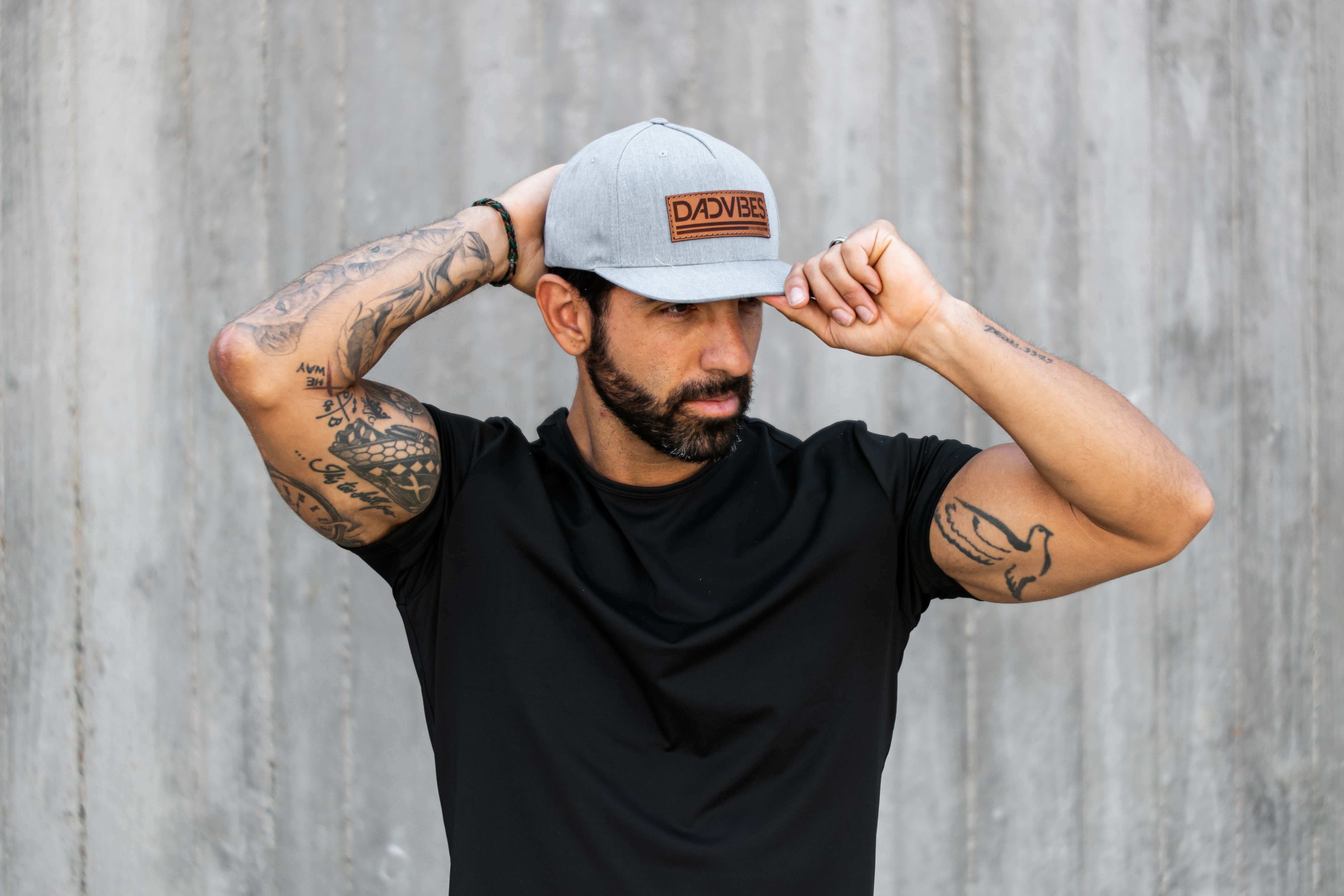 Image of DadVibes Classic - LOW PROFILE Snapback (Slate Grey)