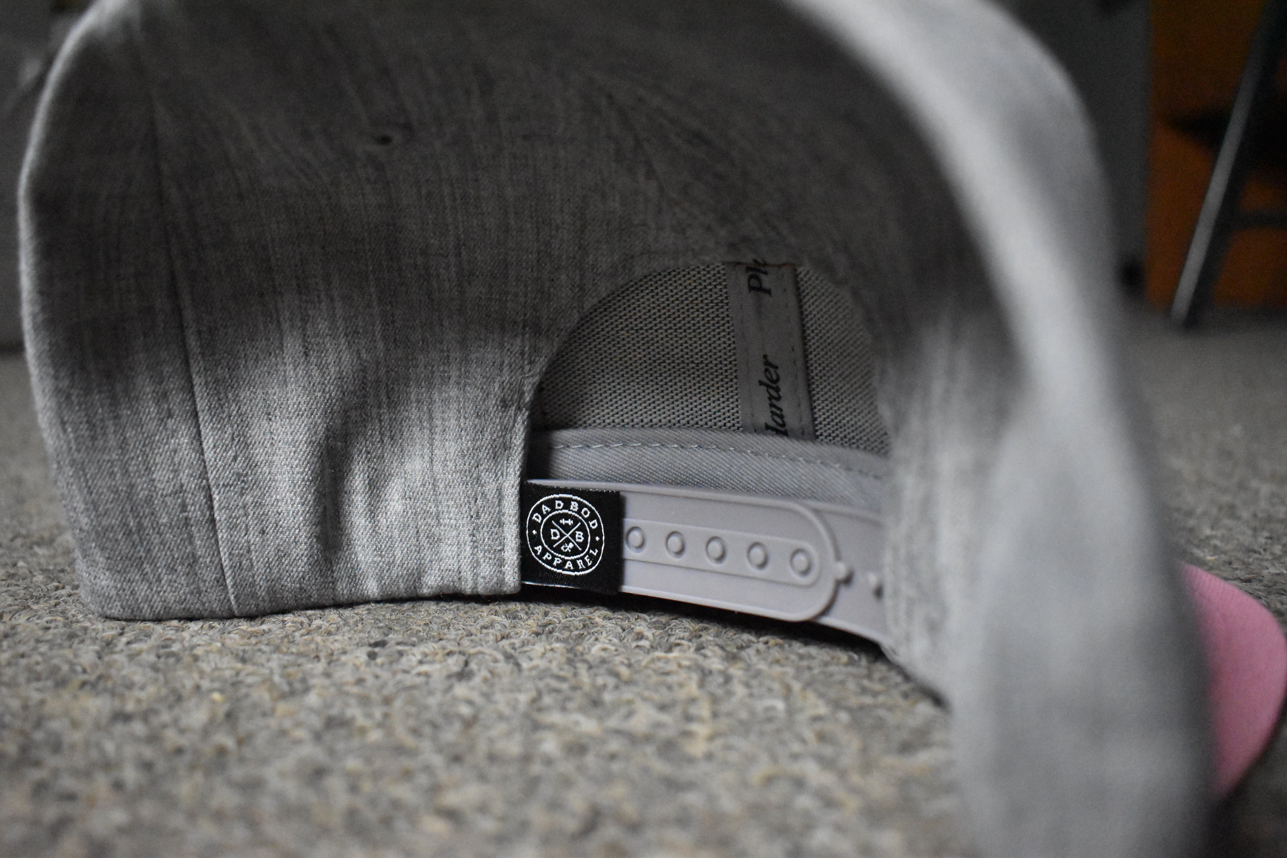 Image of KIDVIBES KIDS SnapBack (Heather Grey/Pink bill)