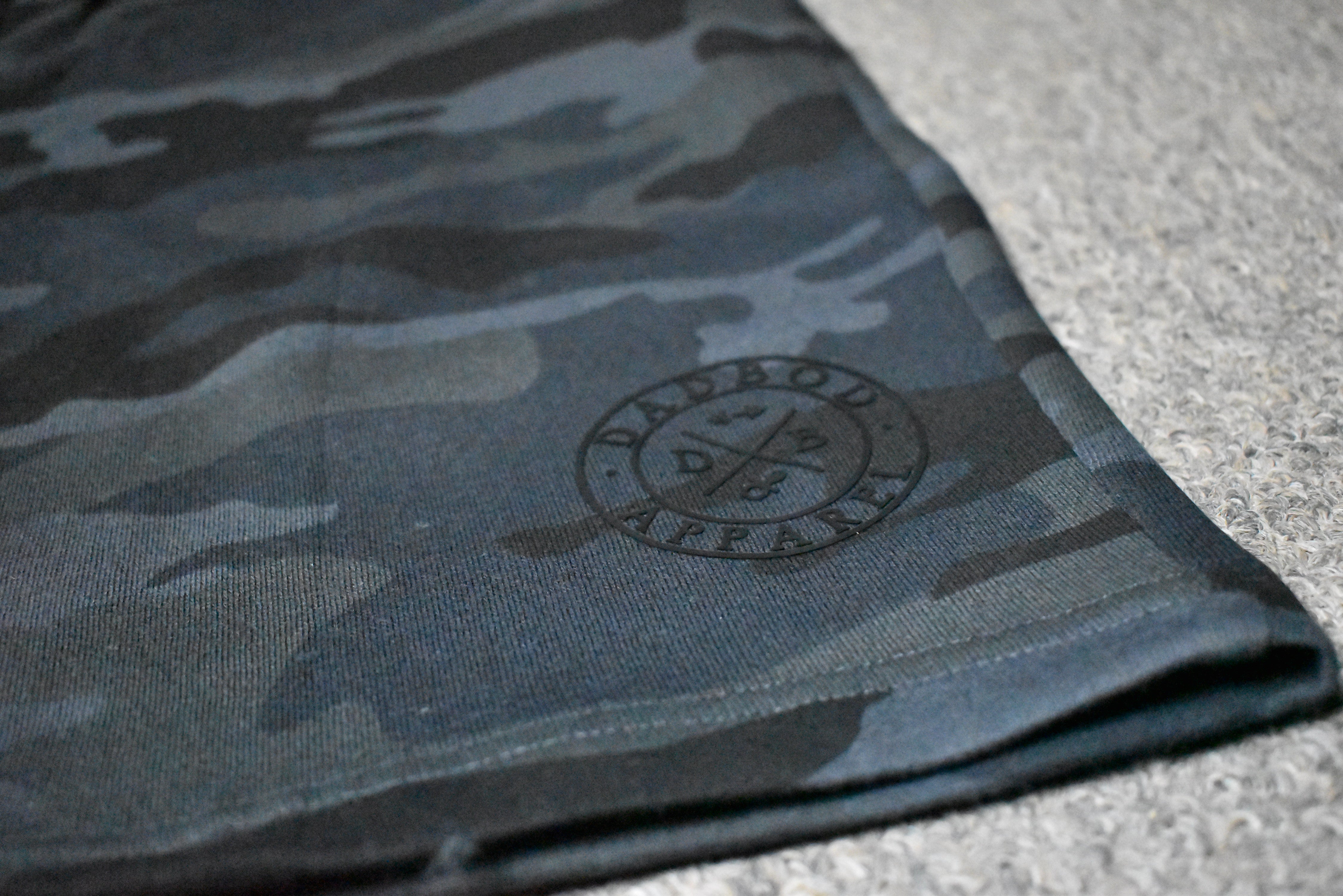 Image of Black Camo Sweat Shorts