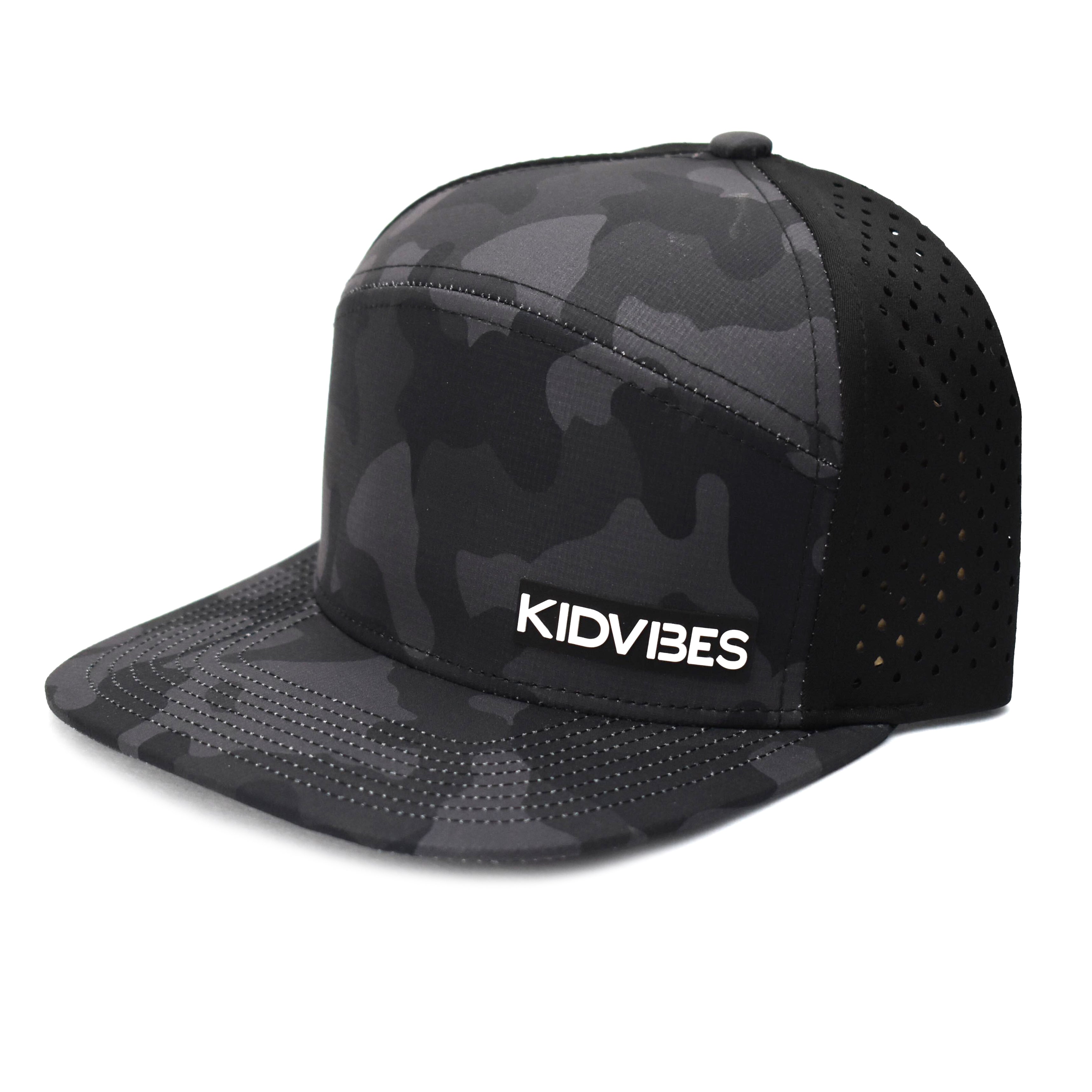 Image of Premium Active 6-Panel KidVibes Hat (Multicam Black)