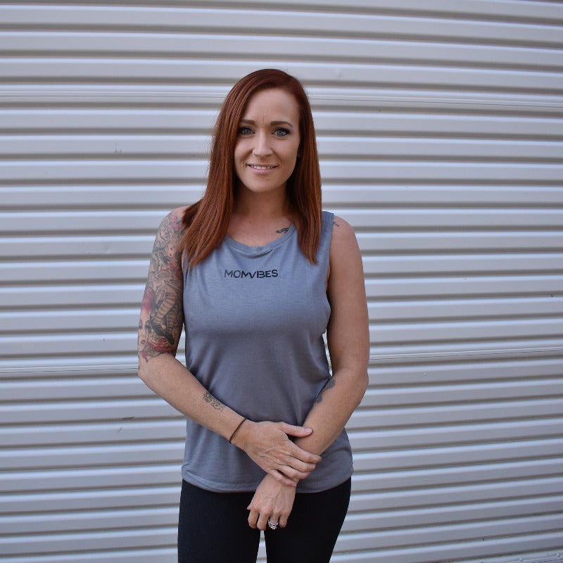 Image of MomVibes Drop Arm Tank Top