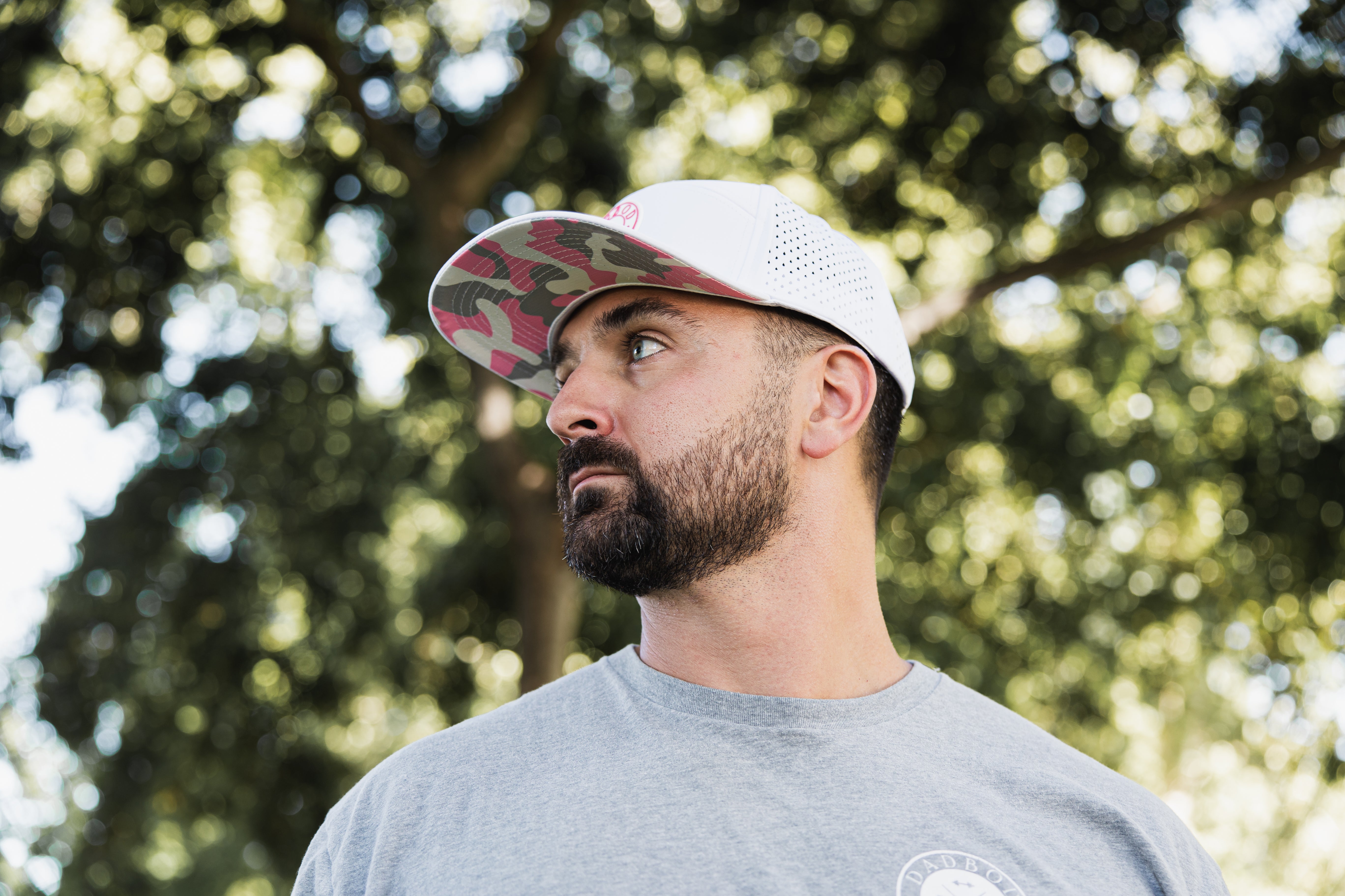 Image of Premium Active 6-Panel Logo Hat (Light Owl)