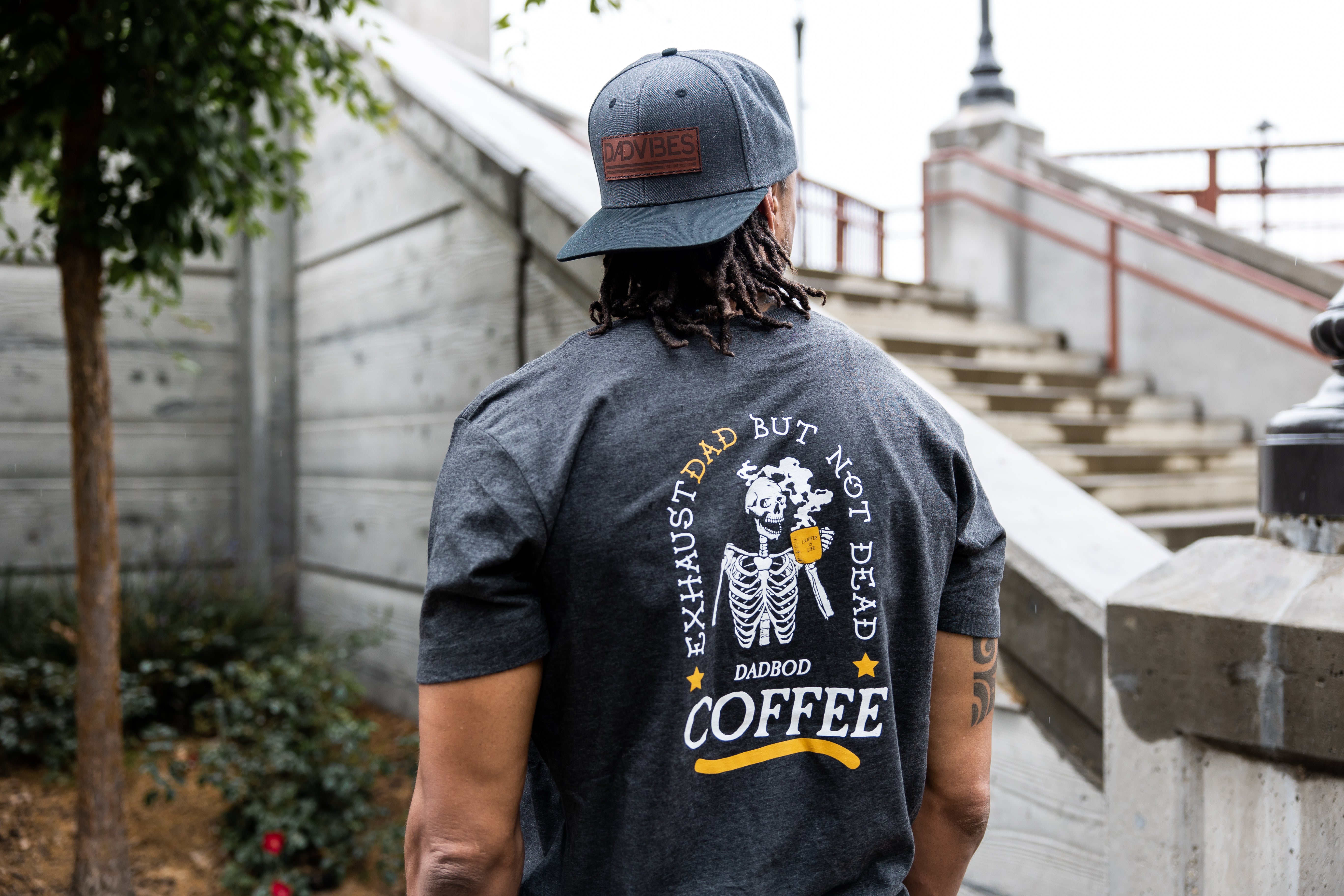 Image of DadVibes Classic - Snapback (Charcoal/Black Bill)