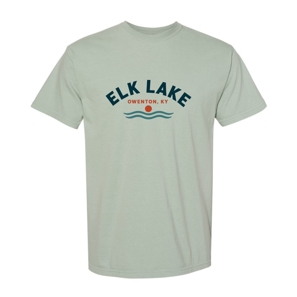 Elk Lake Owenton, KY Cotton Tee - Multiple Colors