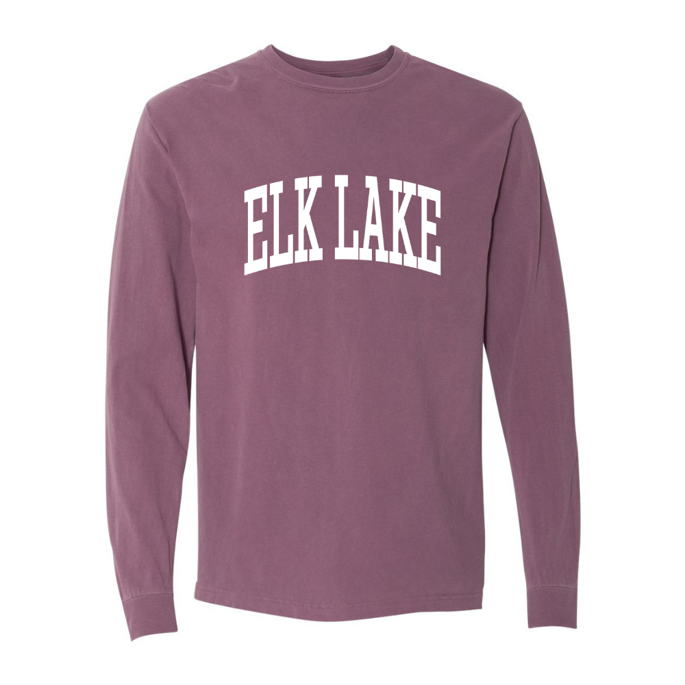 Elk Lake Cotton Long Sleeve Tee - Multiple Colors