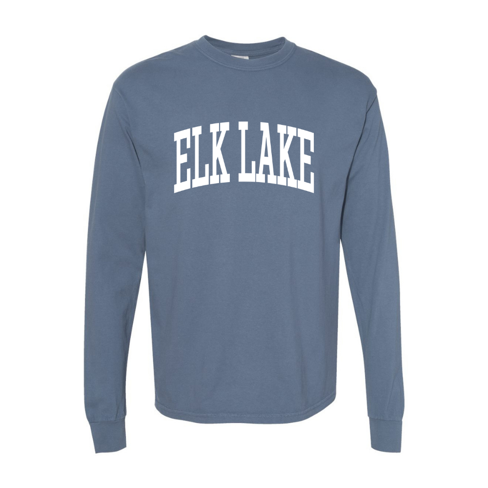 Image of Elk Lake Cotton Long Sleeve Tee - Multiple Colors