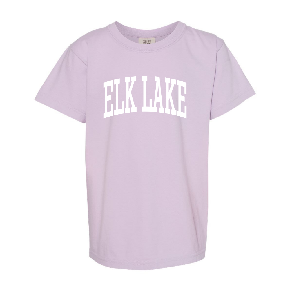 Youth Elk Lake Cotton Tee - Multiple Colors