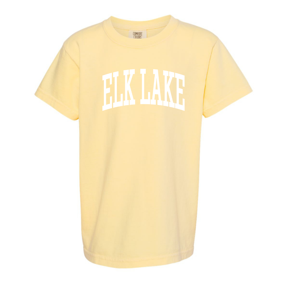 Youth Elk Lake Cotton Tee - Multiple Colors