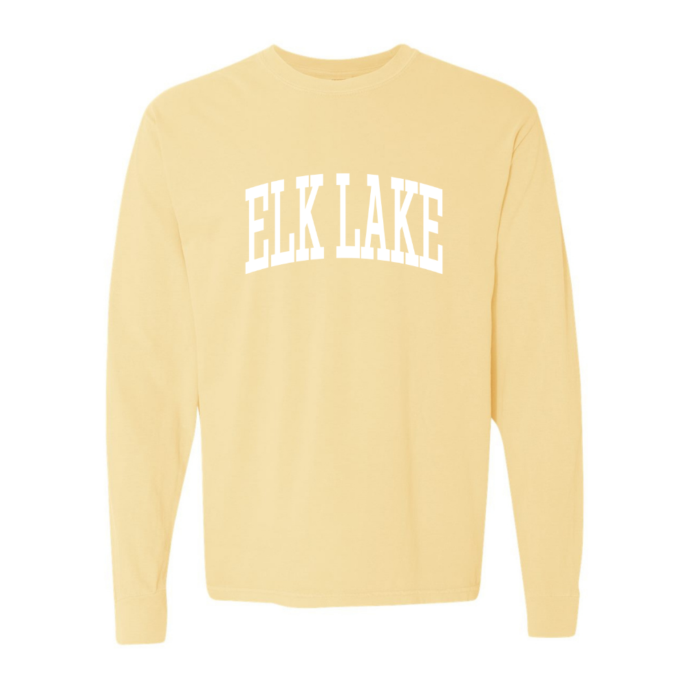 Elk Lake Cotton Long Sleeve Tee - Multiple Colors