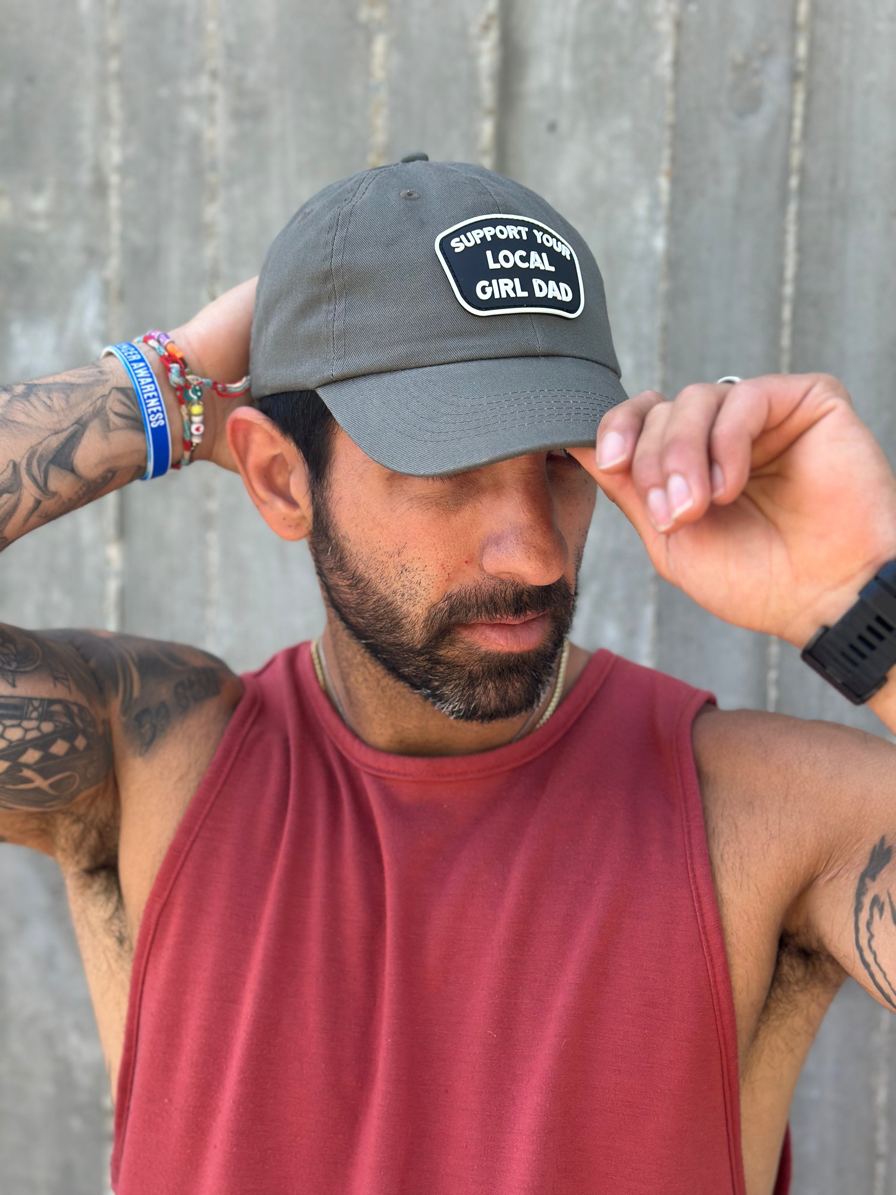 Image of Support Your Local Girl Dad (Dad Hat)