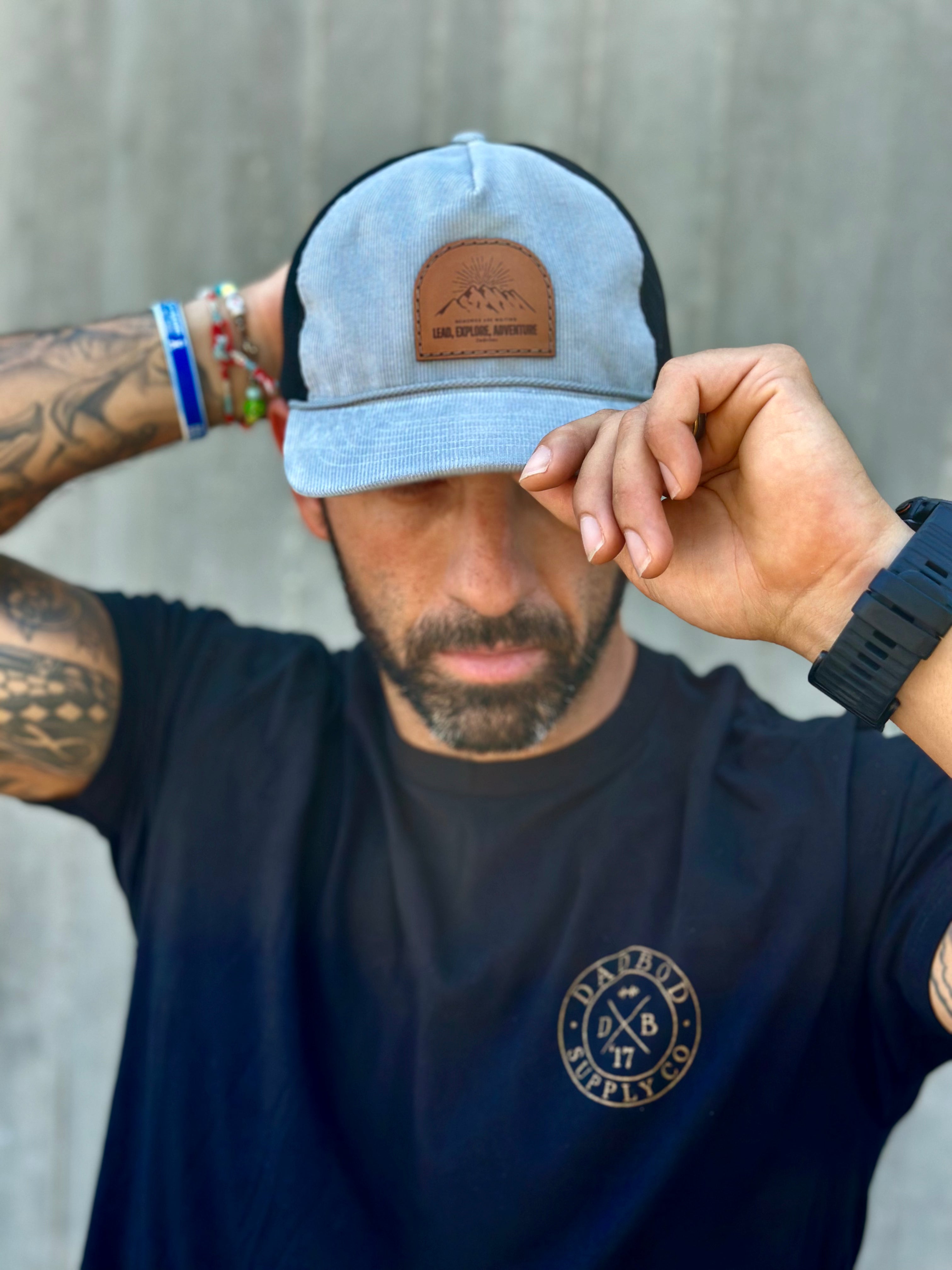 Image of Adventurous Dad Corduroy Mesh Back Snapback