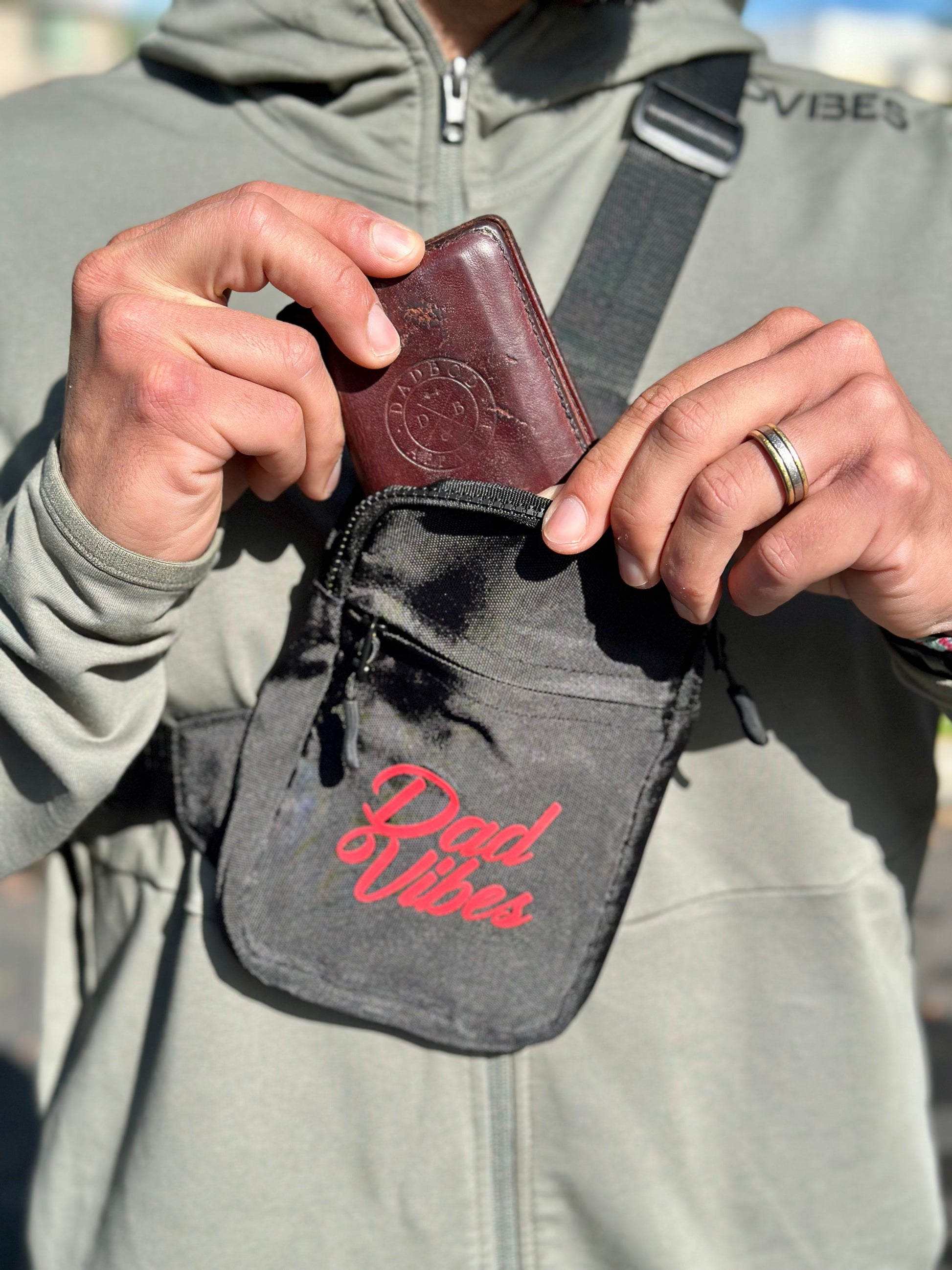 Dadbod Logo Cross Body Bag