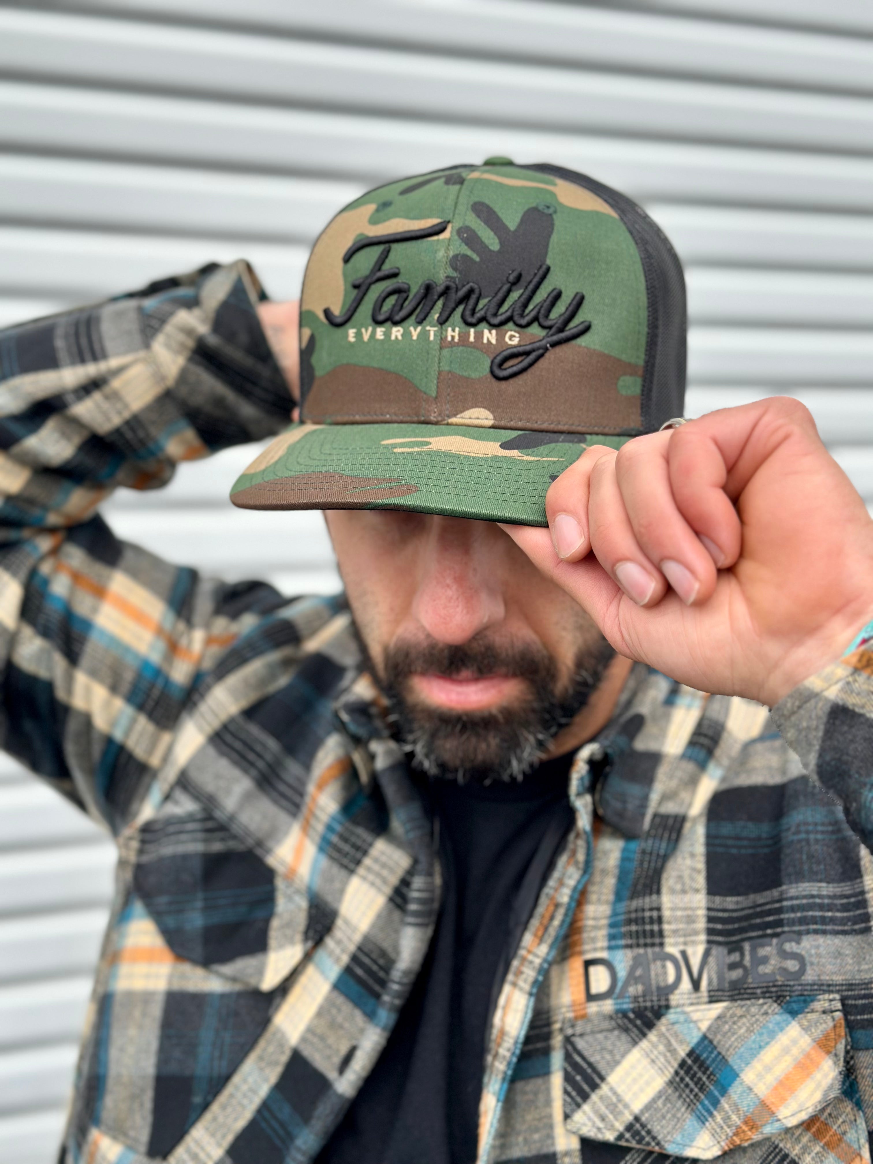 Image of Family | Everything Flat Bill Trucker Snapback