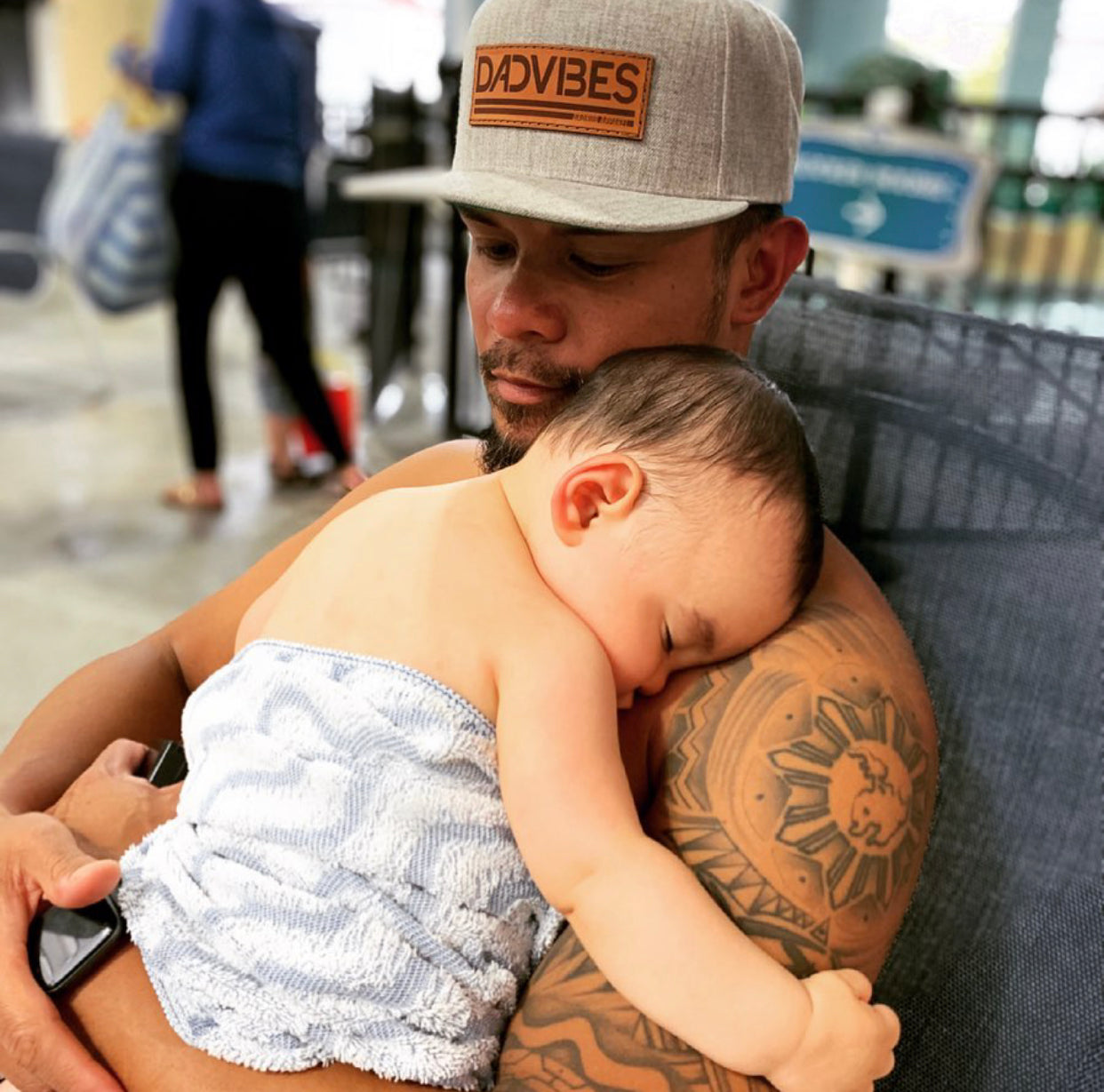 Image of DadVibes Classic - Snapback (Heather Grey)