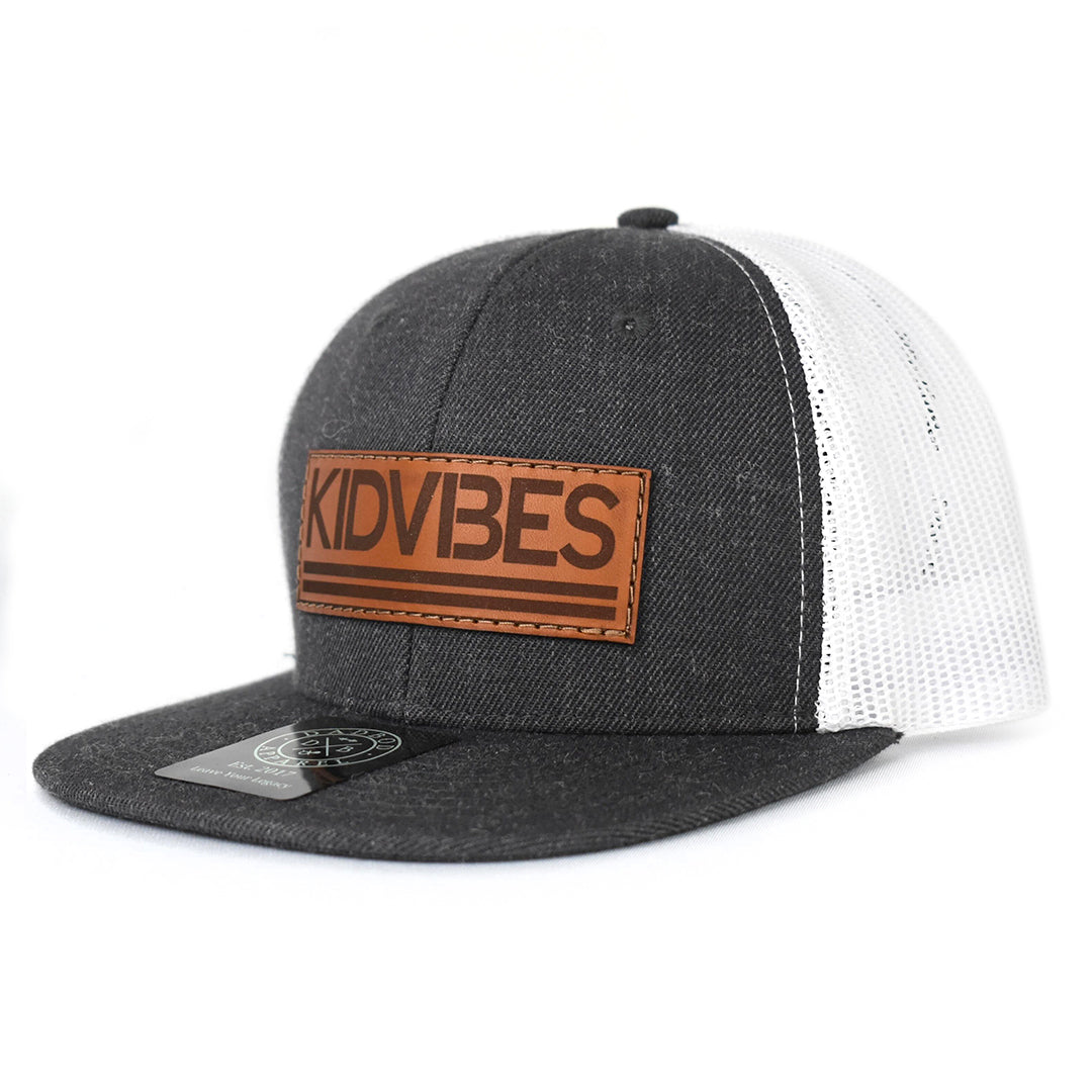 Image of KIDVIBES KIDS SnapBack (Charcoal/White Mesh)