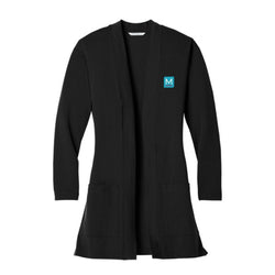 Image of Ladies Long Pocket Cardigan