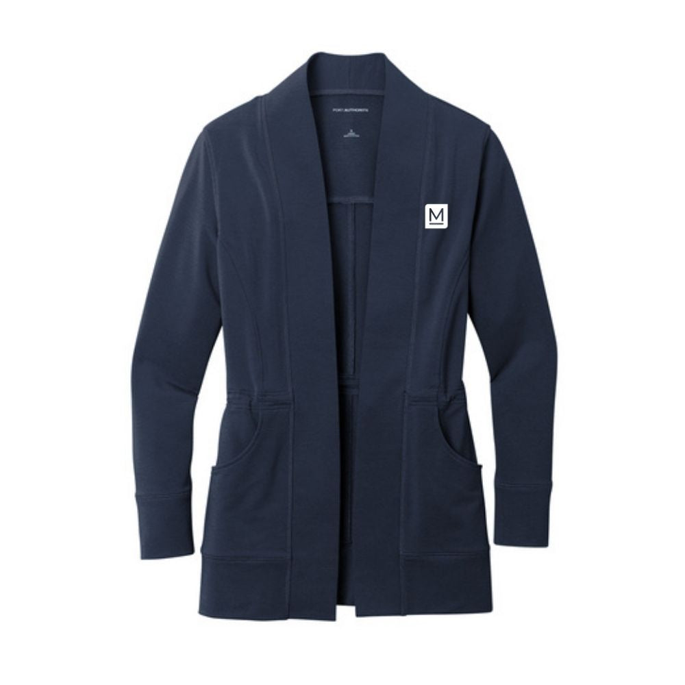 Ladies Microterry Cardigan