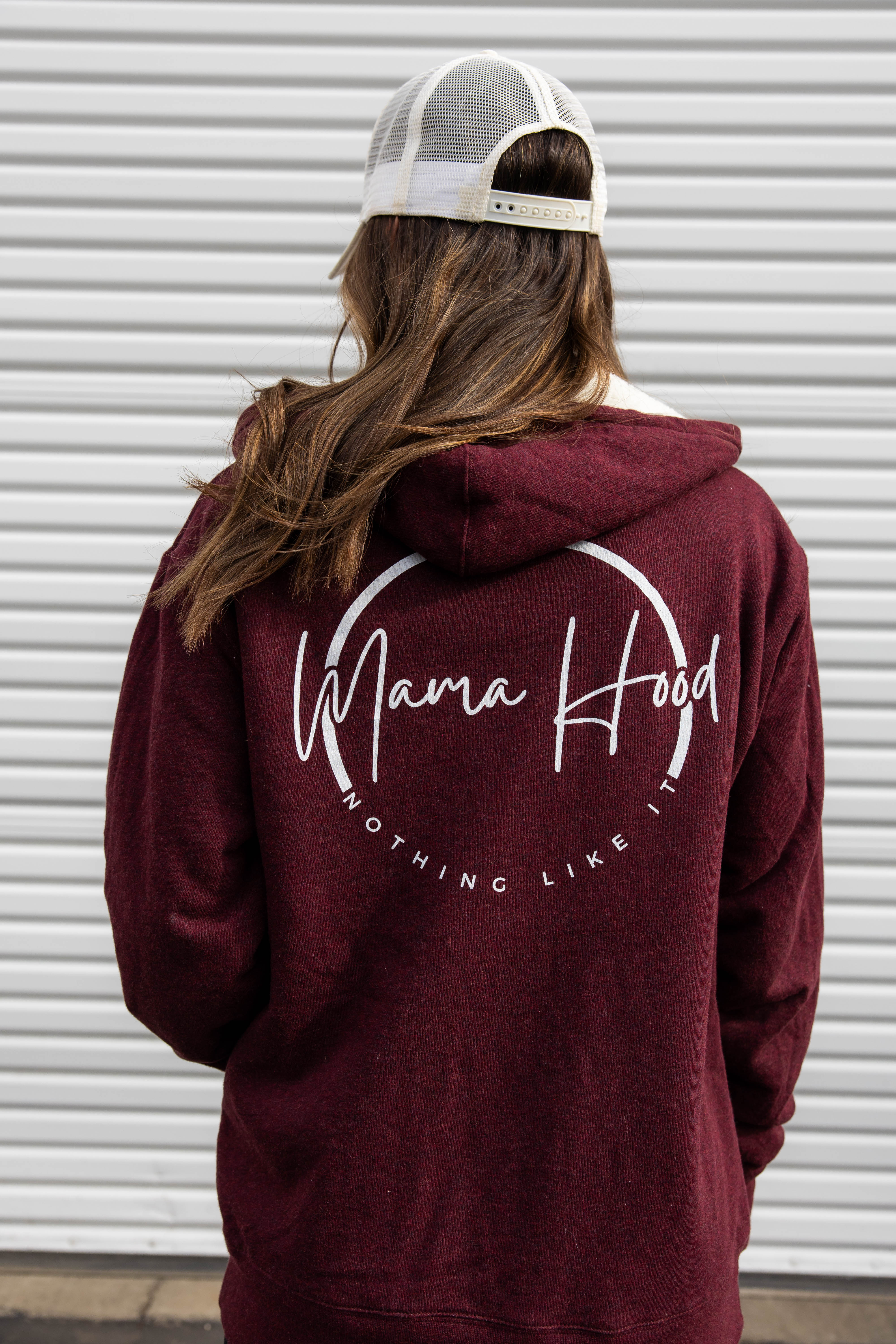 Image of Mama Hood Sherpa Zip Up Hoodie