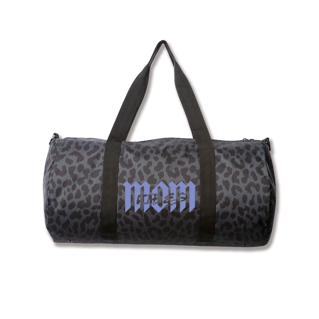 Image of MomVibes All-Purpose Duffel (Black Cheetah)