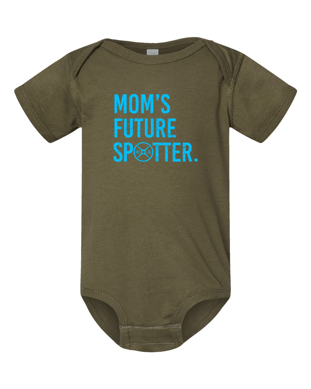 Image of Moms Future Spotter Onesie (With Blue Text)