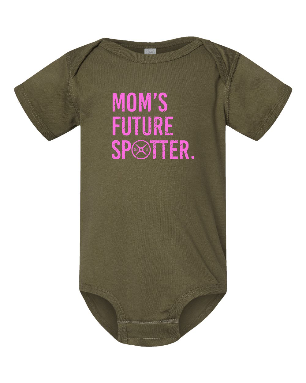 Image of Moms Future Spotter Onesie (With Pink Text)