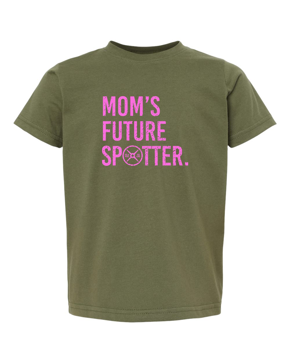 Image of Mom Future Spotter Toddler Tee (With Pink Text)