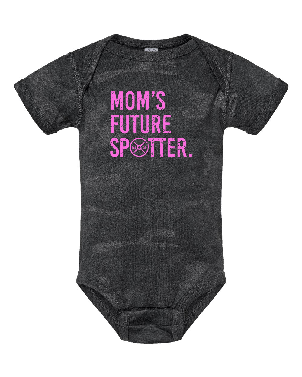 Image of Moms Future Spotter Onesie (With Pink Text)