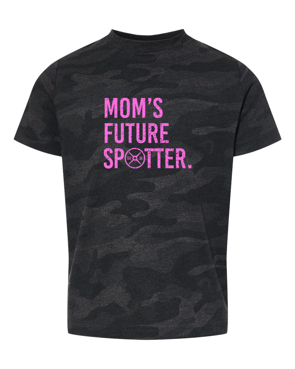 Image of Mom Future Spotter Toddler Tee (With Pink Text)