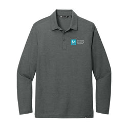Image of Men's Heather Long Sleeve Polo