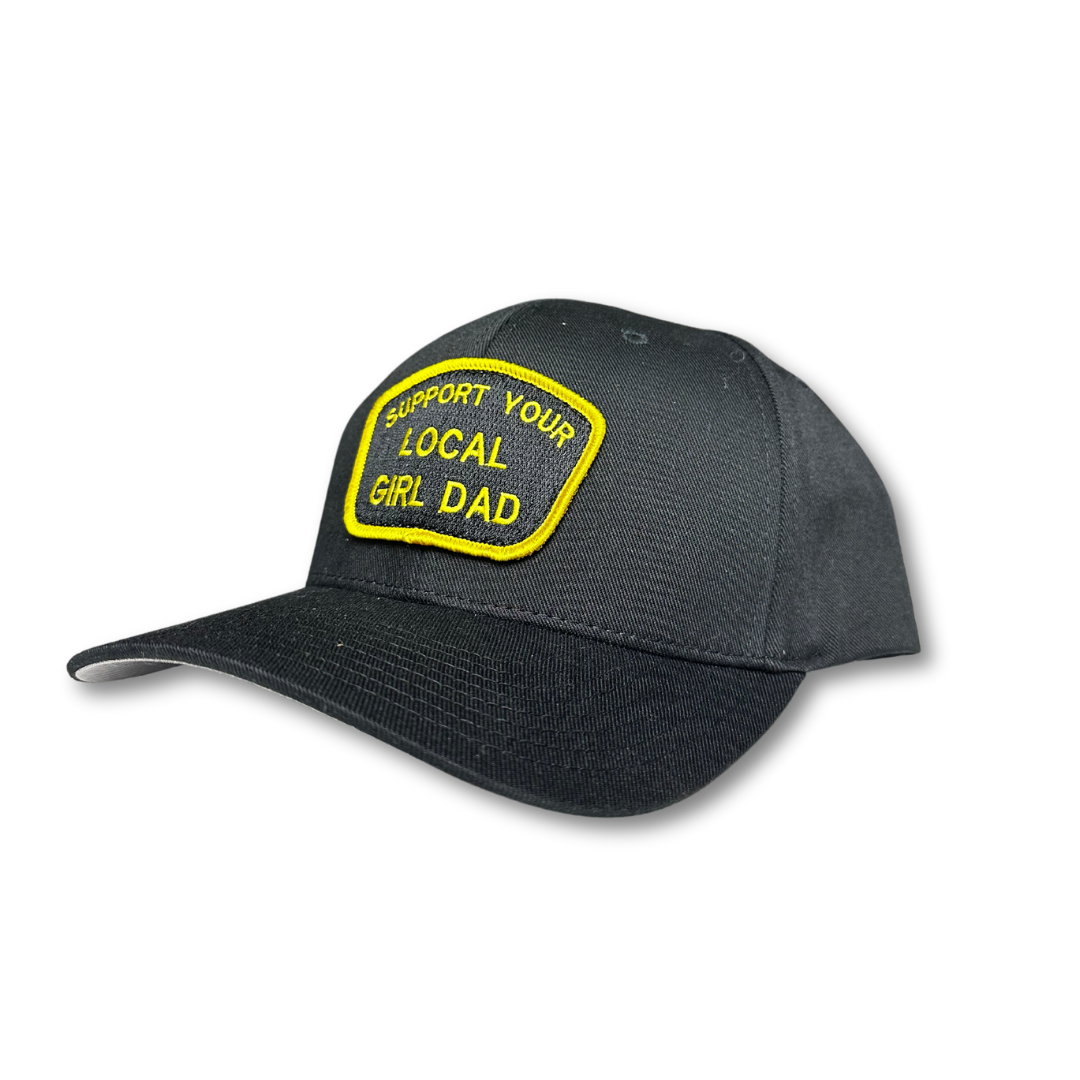 Image of Support Your Local Girl Dad Flexfit Hat (XL)