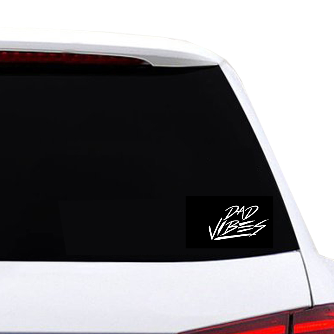 Image of DadVibes Gradient Die Cut Decal