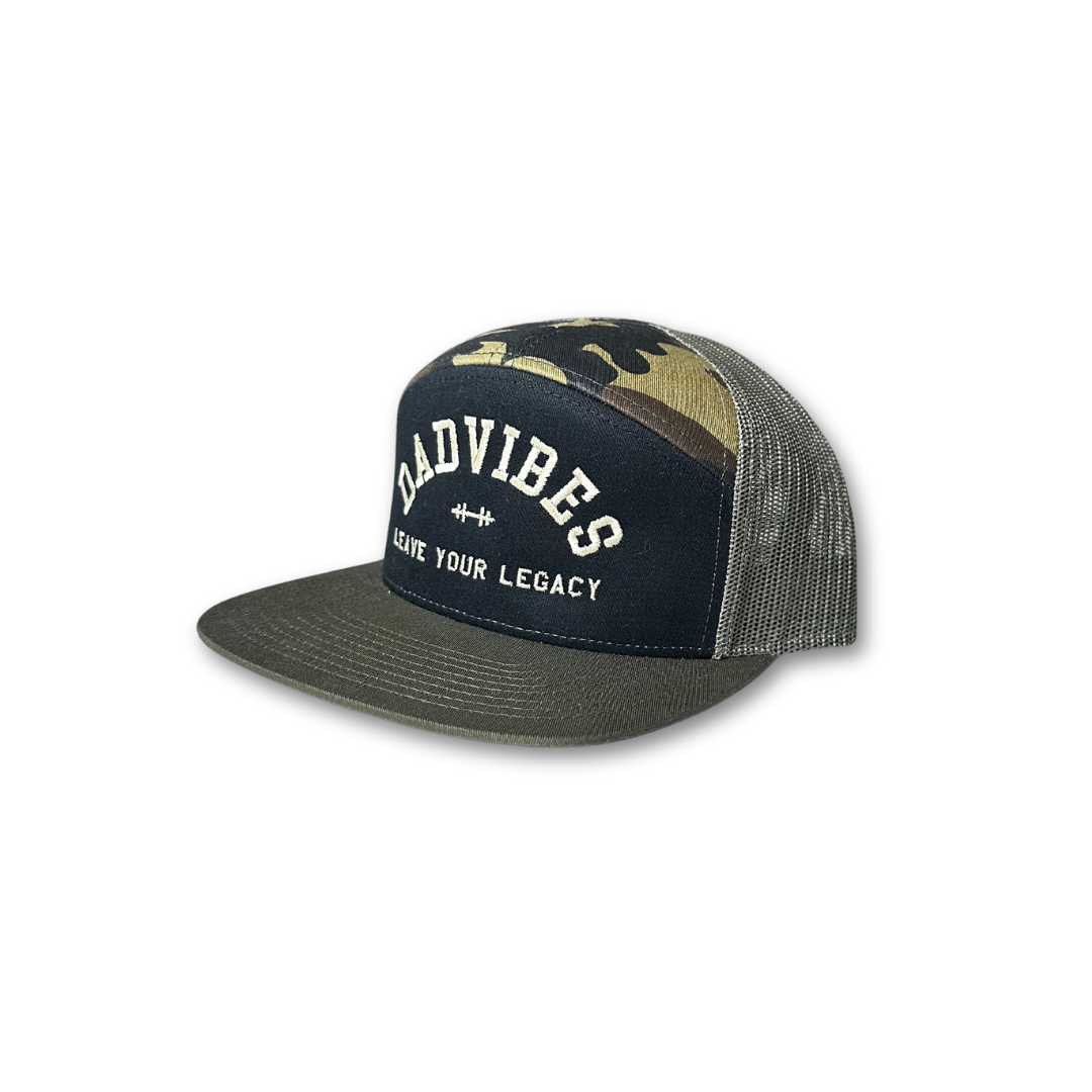 Image of DadVibes 7 Panel Trucker SnapBack