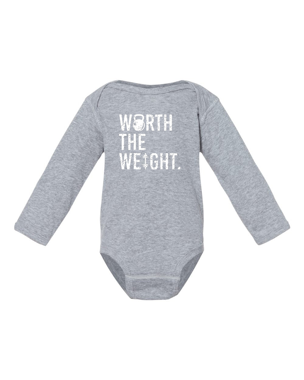 Image of Worth The Weight LONG Sleeve Onesie