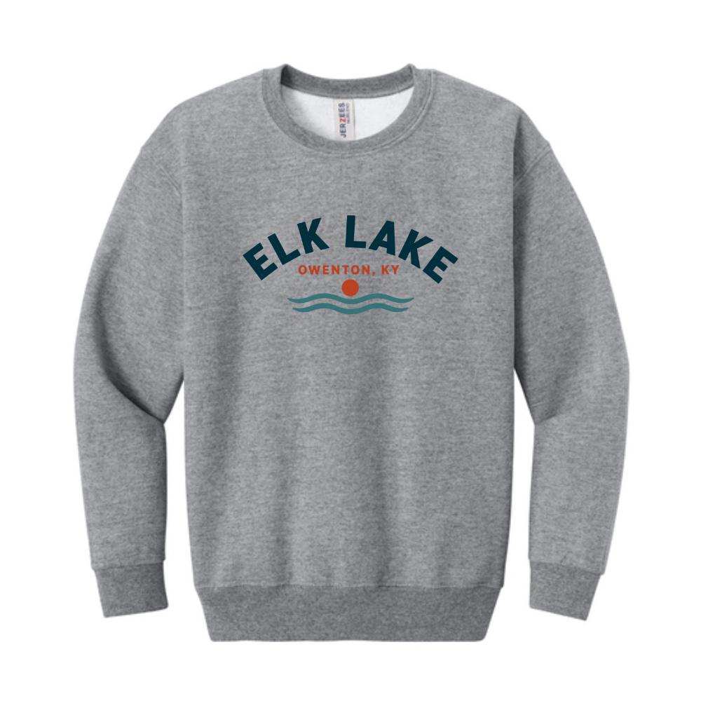 Image of Youth Elk Lake Owenton, KY Crewneck - Multiple Colors