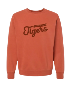Image of Home of the Tigers Crewneck - Amber