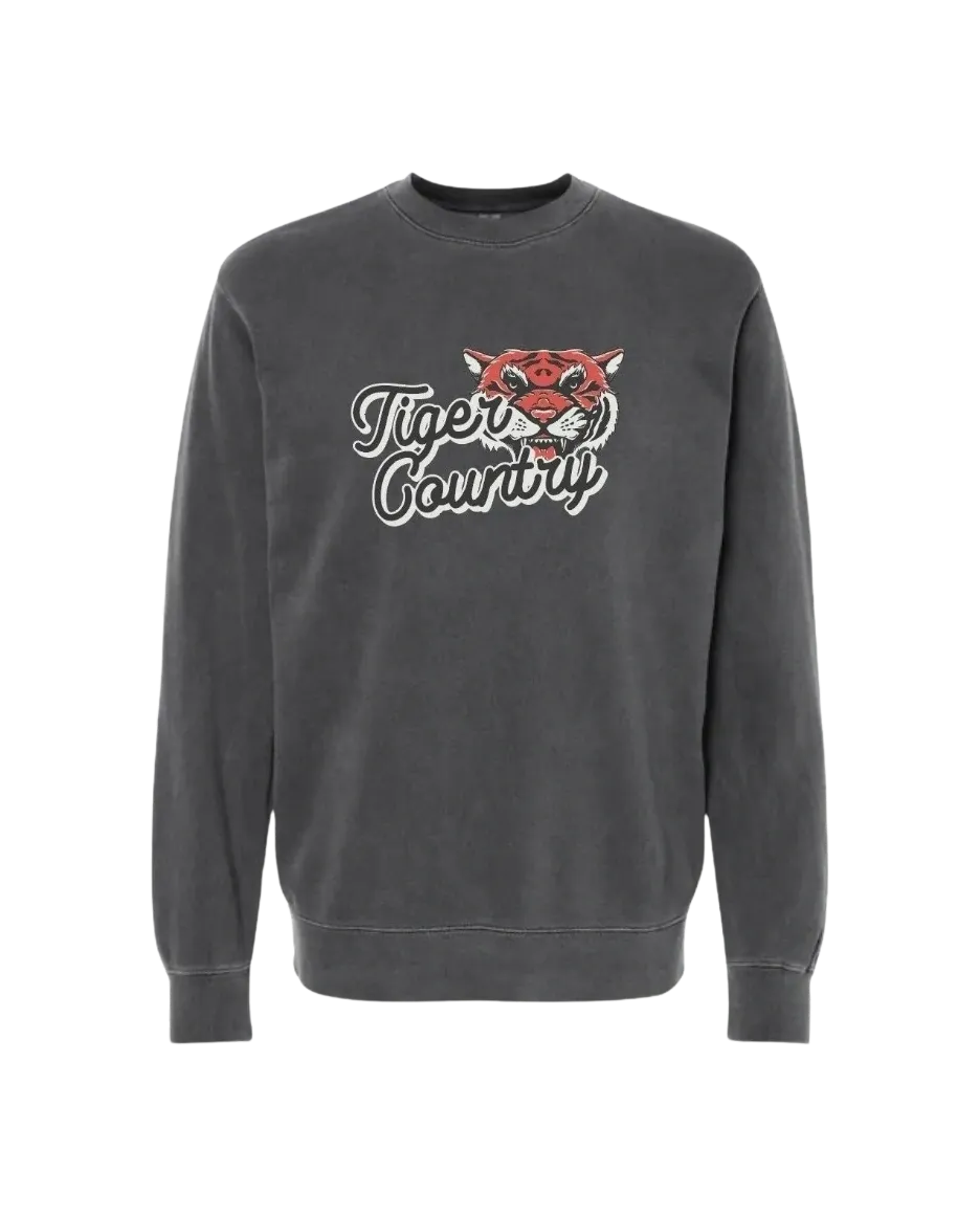 Tiger Country Unisex Crewneck - Pepper Gray
