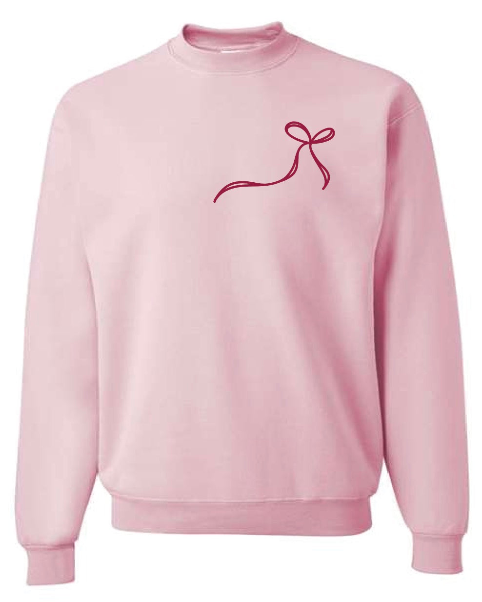 Christmas Bow Crewneck